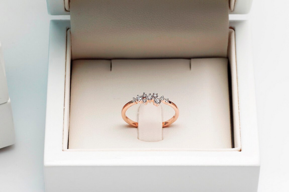 Emaga Złoty pierścionek PRD5400 - Diament